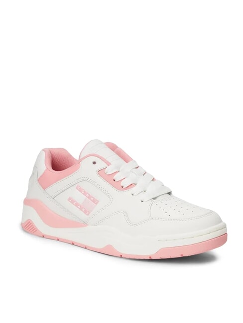 TJW NEW BASKET Zapatillas de cuero rosa - Zapatos Mujer