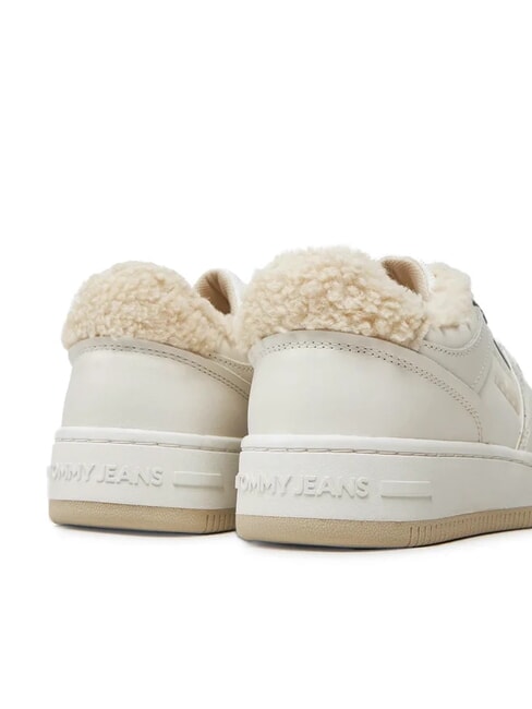 TH JEANS Zapatillas de piel con aplicaci&oacute;n crudo - Zapatos Mujer