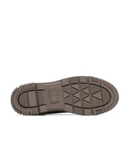 TOMMY HILFIGER TH JEANS  Botines altos de piel gris - Zapatos Mujer - 7