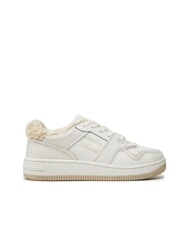 TOMMY HILFIGER TH JEANS Zapatillas de piel con aplicaci&oacute;n - Zapatos Mujer