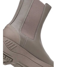 TOMMY HILFIGER TH JEANS  Botines altos de piel gris - Zapatos Mujer - 4