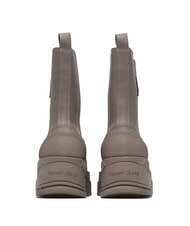 TOMMY HILFIGER TH JEANS  Botines altos de piel gris - Zapatos Mujer - 6