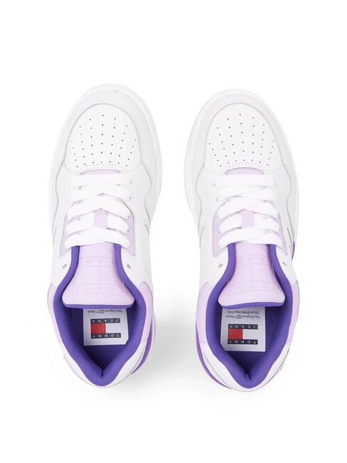 TJW NEW BASKET Zapatillas de cuero p&uacute;rpura - Zapatos Mujer