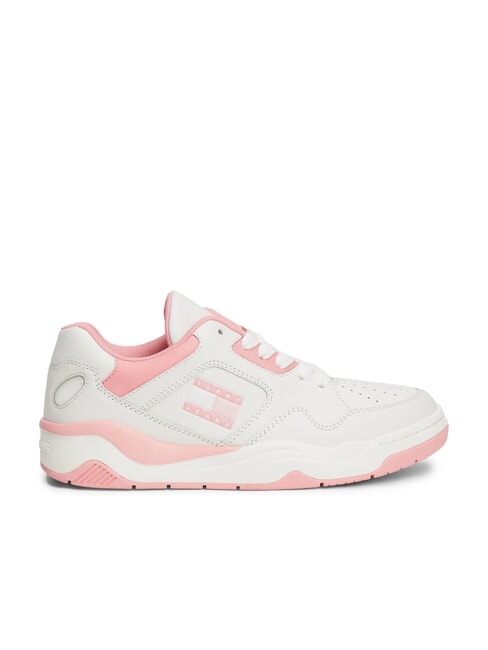 TJW NEW BASKET Zapatillas de cuero rosa - Zapatos Mujer