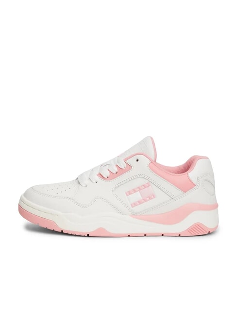 TJW NEW BASKET Zapatillas de cuero rosa - Zapatos Mujer