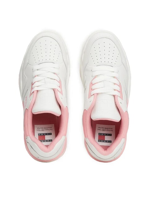 TJW NEW BASKET Zapatillas de cuero rosa - Zapatos Mujer