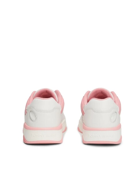 TJW NEW BASKET Zapatillas de cuero rosa - Zapatos Mujer