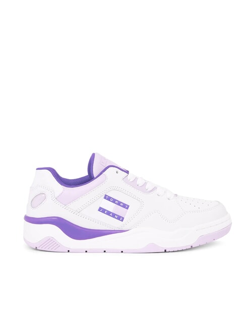 TJW NEW BASKET Zapatillas de cuero p&uacute;rpura - Zapatos Mujer