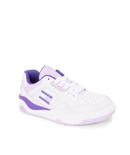 TOMMY HILFIGER TJW NEW BASKET Zapatillas de cuero p&uacute;rpura - Zapatos Mujer - 3