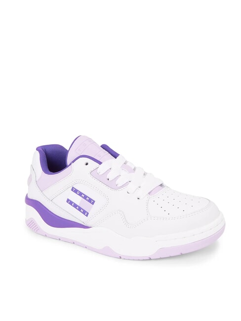 TJW NEW BASKET Zapatillas de cuero p&uacute;rpura - Zapatos Mujer