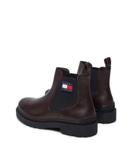 TOMMY HILFIGER TOMMY JEANS CHELSEA LEATHER  Botines de piel marr&oacute;n - Zapatos Hombre - 5