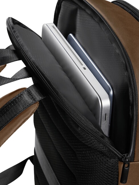 RELYON Mochila para port&aacute;til de 15,6" marr&oacute;n - Mochilas Escuela & Tiempo Libre