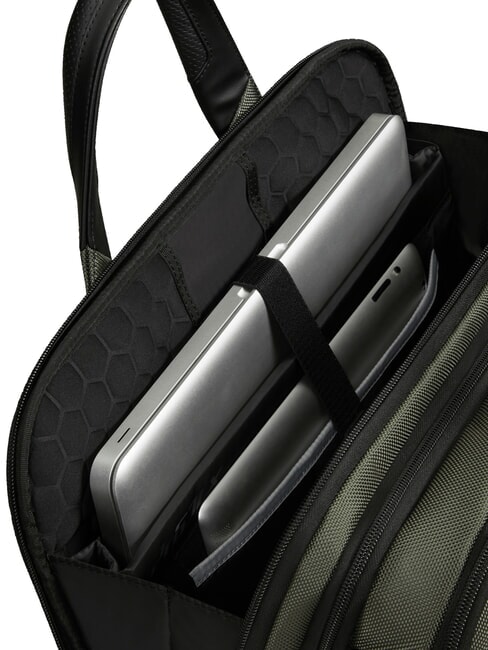 PRO-DLX 6 Maletín expandible para portátil de 15,6" verde - Maletines de Trabajo