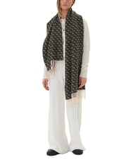 GUESS 4G LOGO bufanda con flecos NEGRO - Bufandas - 2