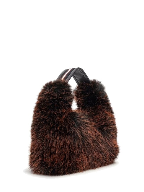 KATIA Bolso de hombro marr&oacute;n y negro multi - Bolsos Mujer