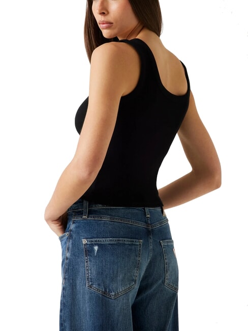 TRIANGLE PATCH Camiseta sin mangas jetbla - camiseta