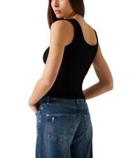 GUESS TRIANGLE PATCH Camiseta sin mangas jetbla - camiseta - 2