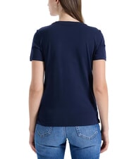 GUESS PEARLS LOVE TRIANGLE Camiseta con estampado y aplicaciones traje azul - camiseta - 2