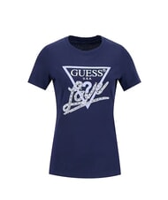 GUESS PEARLS LOVE TRIANGLE Camiseta con estampado y aplicaciones traje azul - camiseta - 3