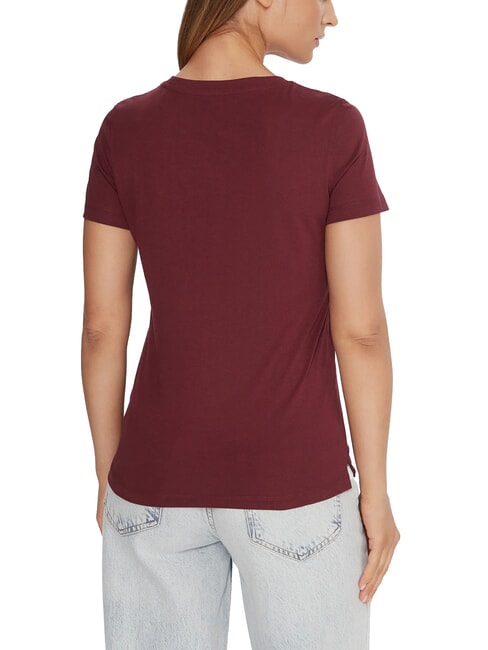 PEARLS LOVE TRIANGLE Camiseta con estampado y aplicaciones rojo negro - camiseta