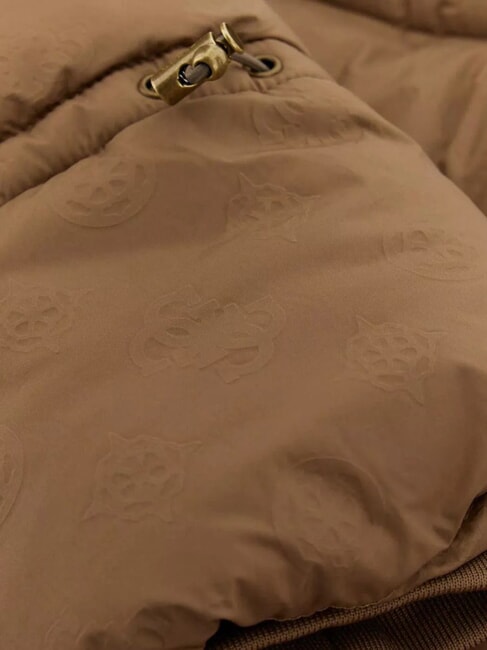 NEW DAISY Chaqueta de plumas con capucha gris topo lavado multi - Chaquetas de plumas de mujer