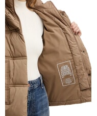 GUESS NEW DAISY Chaqueta de plumas con capucha gris topo lavado multi - Chaquetas de plumas de mujer - 4