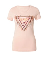 GUESS TRIANGLE FLOWERS Camiseta el&aacute;stica con estampado arena p&aacute;lida - camiseta - 3