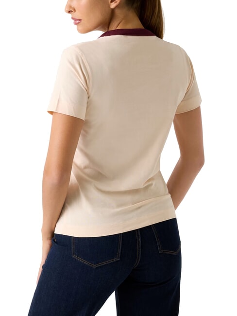 COLLEGE Camiseta de algod&oacute;n peon&iacute;a melocot&oacute;n - camiseta