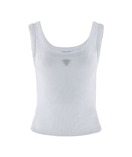 GUESS TRIANGLE PATCH Camiseta sin mangas purwhite - camiseta - 4