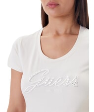 GUESS SCRIPT Camiseta de manga corta piedra muda - camiseta - 3