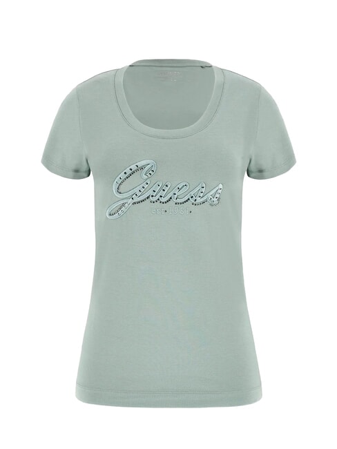 SCRIPT Camiseta de manga corta desvanecerse a jade - camiseta