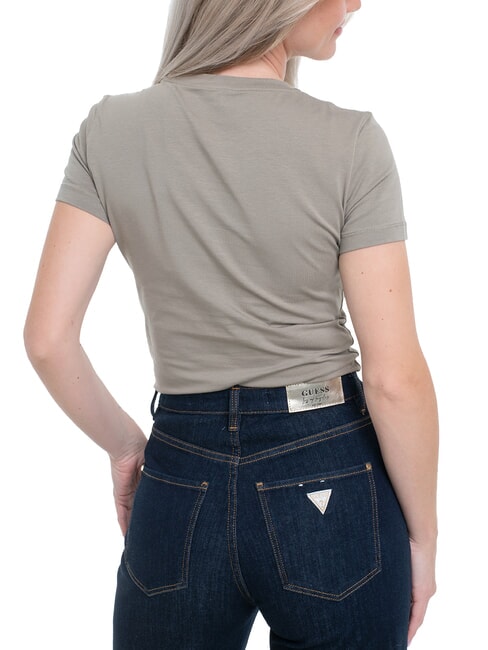 TRIANGLE FLOWERS Camiseta el&aacute;stica con estampado hoja de salvia - camiseta