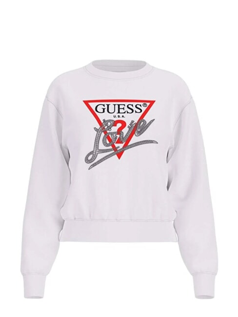 STUDDED LOVE Sudadera de cuello redondo con estampado de tachuelas purwhite - Sudaderas de mujer