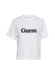 GUESS TOUR DATES Camiseta de algod&oacute;n purwhite - camiseta - 3
