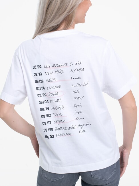 TOUR DATES Camiseta de algod&oacute;n purwhite - camiseta
