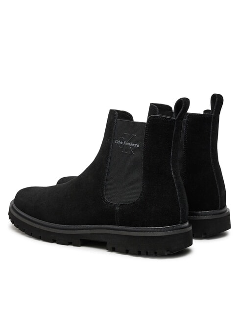 CK JEANS Botines de ante triple negro - Zapatos Hombre