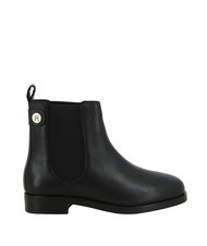 TOMMY HILFIGER STUD LOW CHELSEA Bot&iacute;n de piel NEGRO - Zapatos Mujer - 2