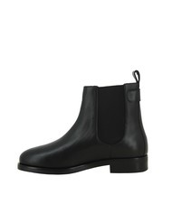 TOMMY HILFIGER STUD LOW CHELSEA Bot&iacute;n de piel NEGRO - Zapatos Mujer - 3