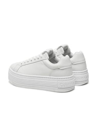 CALVIN KLEIN BOLD PLATF LOW Zapatillas de cuero blanco - Zapatos Mujer - 5