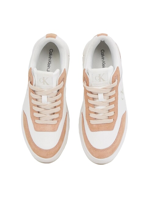 BOLD FLATF LOW LACE Zapatillas blanco - Zapatos Mujer