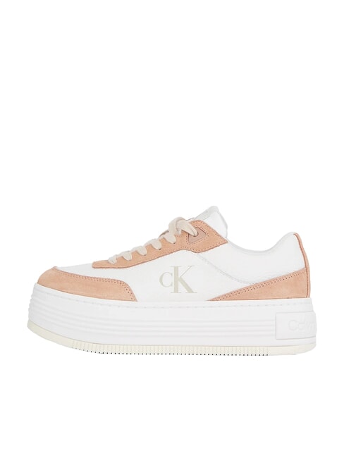 BOLD FLATF LOW LACE Zapatillas blanco - Zapatos Mujer