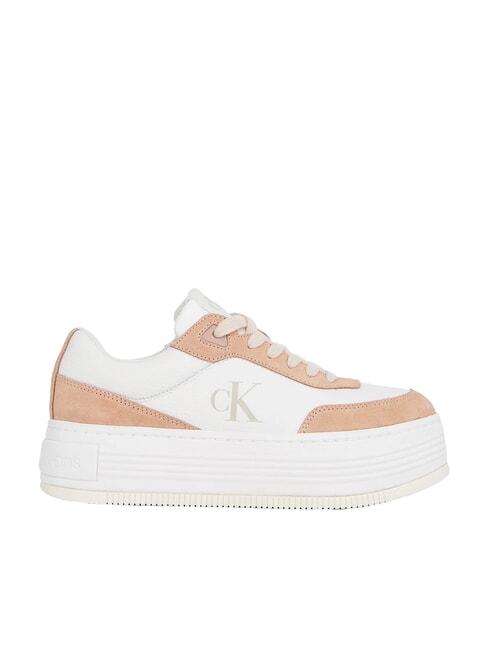 BOLD FLATF LOW LACE Zapatillas blanco - Zapatos Mujer