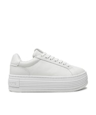 CALVIN KLEIN BOLD PLATF LOW Zapatillas de cuero blanco - Zapatos Mujer - 2