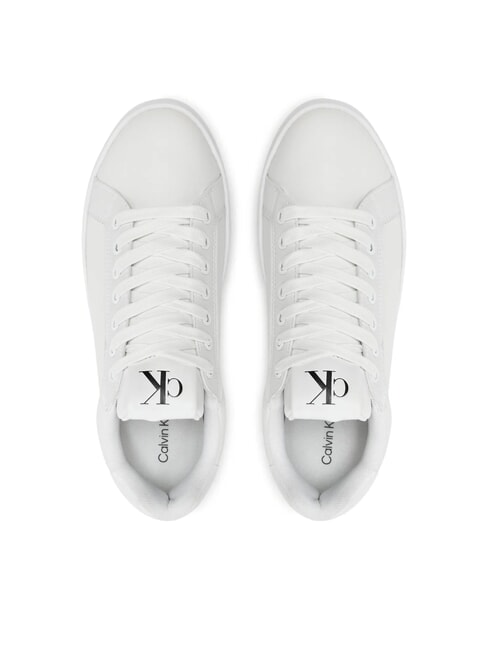 BOLD PLATF LOW Zapatillas de cuero blanco - Zapatos Mujer