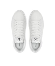 CALVIN KLEIN BOLD PLATF LOW Zapatillas de cuero blanco - Zapatos Mujer - 4
