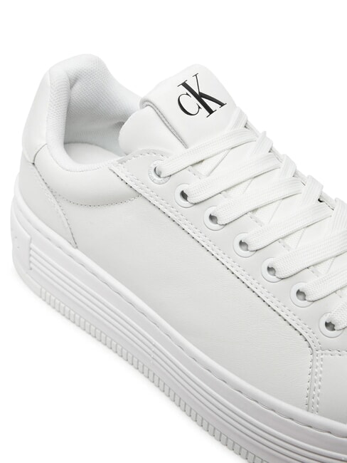 BOLD PLATF LOW Zapatillas de cuero blanco - Zapatos Mujer