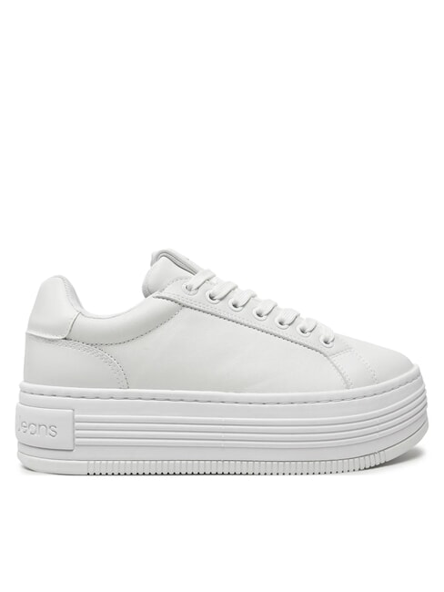 BOLD PLATF LOW Zapatillas de cuero blanco - Zapatos Mujer