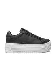 CALVIN KLEIN BOLD PLATF LOW Zapatillas de cuero negro - Zapatos Mujer - 2