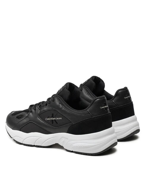 RETRO TENNIS MIX Zapatillas negro - Zapatos Mujer