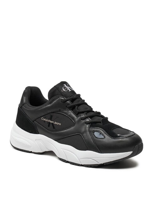 RETRO TENNIS MIX Zapatillas negro - Zapatos Mujer